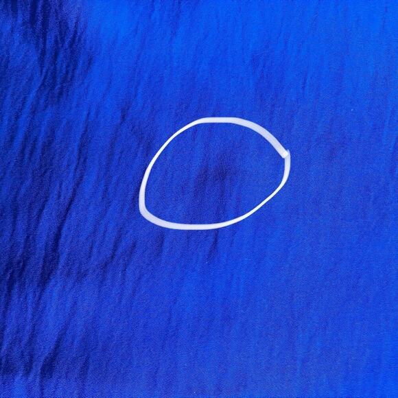 Universal Standard Judy Satin Relaxed Jumpsuit Royal Blue Flawed US 10-12 - Picture 16 of 16